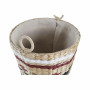 Set de basket DKD Home Decor Polyester Colonial Fibre (38 x 38 x 36 cm