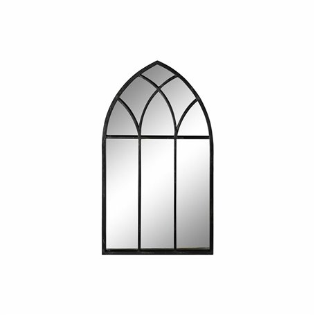 Miroir mural DKD Home Decor Noir Métal Fenêtre 36 x 2 x 65 cm (65 Pièc
