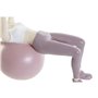Figurine Décorative DKD Home Decor Rose Yoga Scandi 18,5 x 8 x 17,5 cm