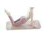 Figurine Décorative DKD Home Decor Rose Yoga Scandi 16 x 6 x 13 cm