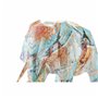 Figurine Décorative DKD Home Decor Eléphant Résine Multicouleur (37,5 