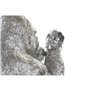 Figurine Décorative DKD Home Decor Argenté Résine Gorille (38,5 x 33 x