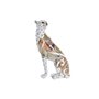 Figurine Décorative DKD Home Decor 15 x 8 x 25 cm Orange Blanc Léopard
