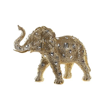 Figurine Décorative DKD Home Decor Eléphant Résine Moderne (36 x 14 x 
