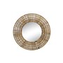 Miroir mural DKD Home Decor Naturel Marron 60 x 6 x 60 cm Urbaine