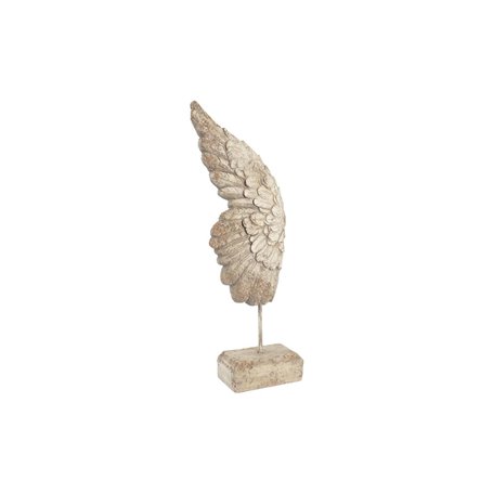 Figurine Décorative DKD Home Decor Finition vieillie Blanc Ailes d'ang