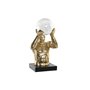 Figurine Décorative DKD Home Decor Noir Doré Résine Homme Moderne (17 