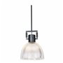 Suspension DKD Home Decor Noir Argenté Métal Verre 25,4 x 25,4 x 35,5