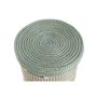 Set de basket DKD Home Decor Bleu Blanc Naturel Herbier marin 44 x 44 