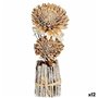 Fleur décorative Naturel 13 x 37 x 14 cm (12 Unités)