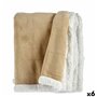 Couverture Blanc Beige 130 x 1 x 170 cm (6 Unités)