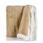 Couverture Blanc Beige 130 x 1 x 170 cm (6 Unités)