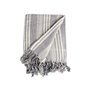 Foulard multi-usages Rayures 235 x 205 cm Blanc Gris (8 Unités)
