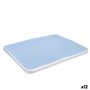 Tapis de Litière pour Chat Bleu 50 x 40 x 1,5 cm (12 Unités)