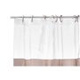 Rideau de Douche Transparent 180 x 180 cm Beige Plastique PEVA (12 Uni