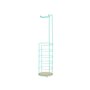 Porte-rouleaux pour Papier Toilette Menthe Métal Bambou 16,5 x 63,5 x