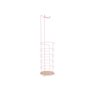 Porte-rouleaux pour Papier Toilette Rose Métal Bambou 16,5 x 63,5 x 16