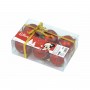 Boule de Noël Mickey Mouse Happy smiles 6 Unités Rouge Plastique (Ø 8