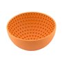 Mangeoire pour chiens Lickimat Wobble Orange Caoutchouc