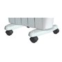Roulettes pour Radiateur Cointra KIT RUEDAS Noir