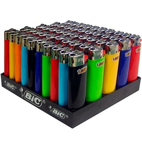 Allume Bic J25 Mini Multicouleur 50 Unités