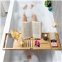 Plateau de Baignoire Extensible en Bambou Trayth InnovaGoods