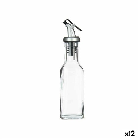 Huilier Transparent verre Acier 180 ml (12 Unités)