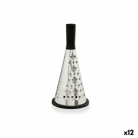 Gratoir Noir Argenté Acier inoxydable ABS TPR 11,5 x 24,5 x 11,5 cm (1