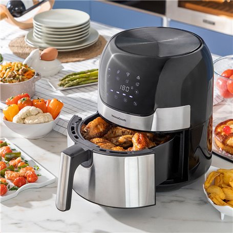 Friteuse sans Huile InnovaGoods Fryinn 3500 Noir Acier inoxydable 1400