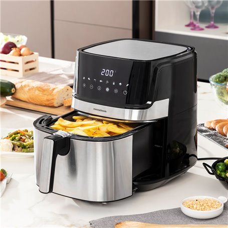 Friteuse sans Huile InnovaGoods Fryinn Pro 5500 Noir Acier inoxydable