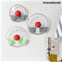 Set de 3 Supports Mural Adhésif pour Couvercle de Cuisine Smarack Inno