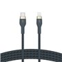 Câble USB-C vers Lightning Belkin CAA011BT1MBL 1 m Bleu