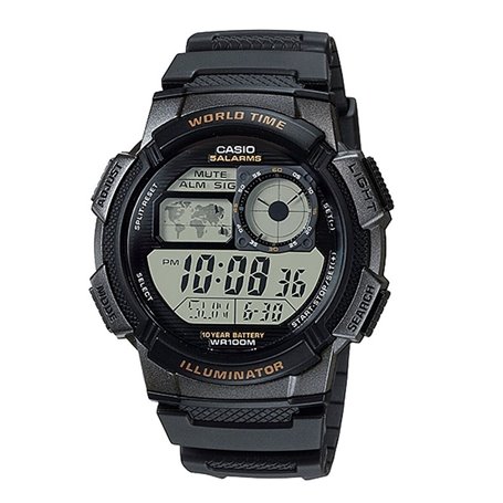 Montre Unisexe Casio WORLD TIME ILLUMINATOR (48 mm)