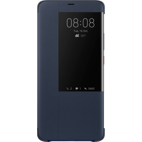 Folio View Flip Cover Bleu pour Huawei Mate 20 Pro Huawei