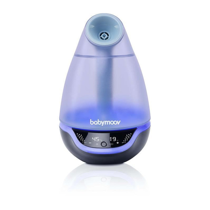 Babymoov Hygro(+) Humidificateur d'air, 22h d'Autonomie, Silencieux, Diffuseur Huiles Essentielles