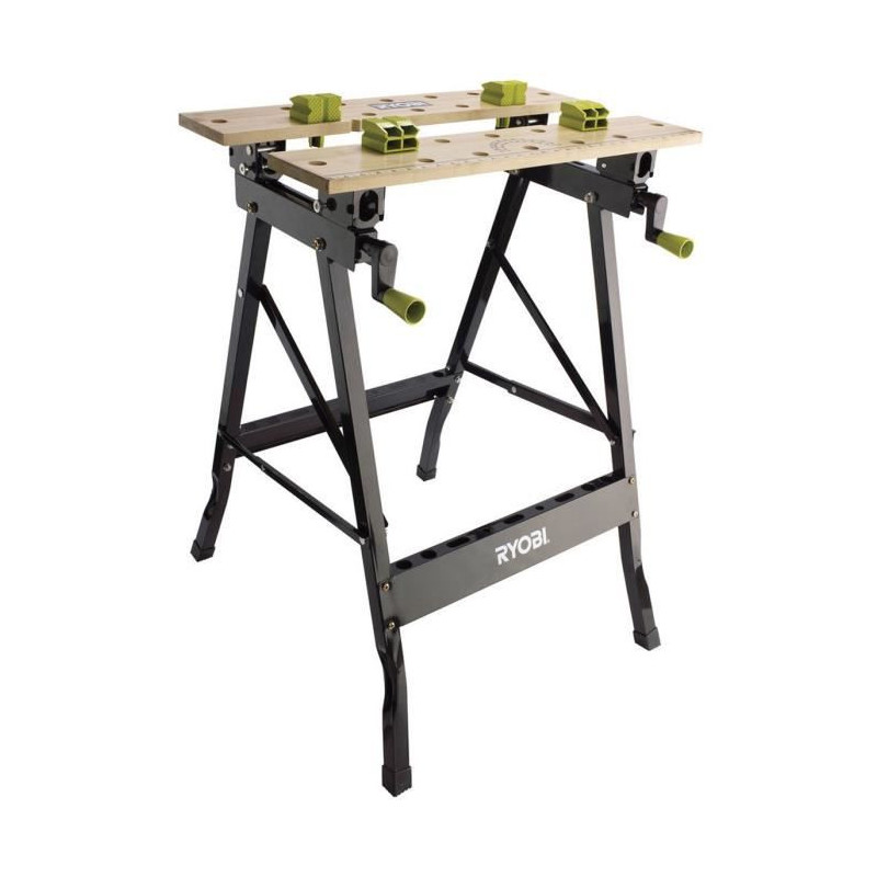 Établi Ryobi RWB02 Pliable Réglable 90º 60,5 x 79 x 62,5 cm