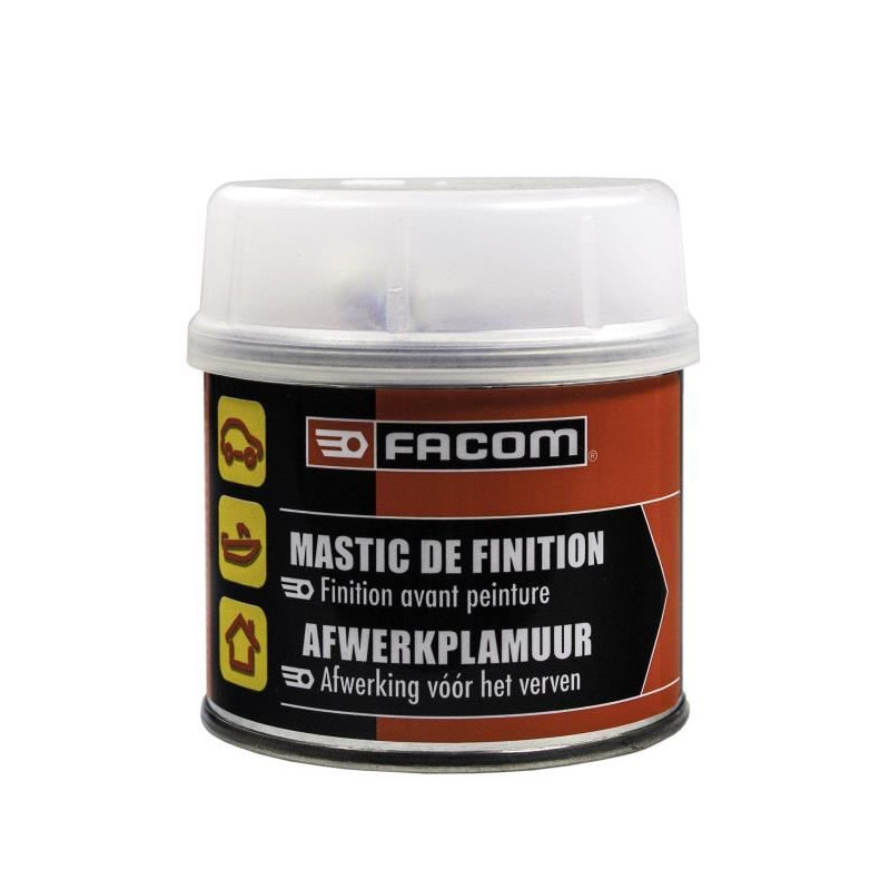 Mastic Facom Polyester 250 g Gris clair Carrosserie