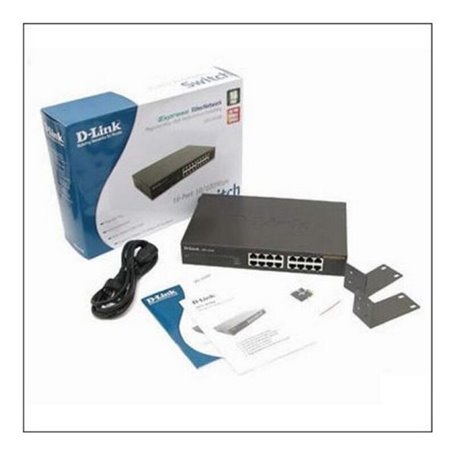 Switch D-Link DES-1016D 16 p 10 / 100 Mbps Noir