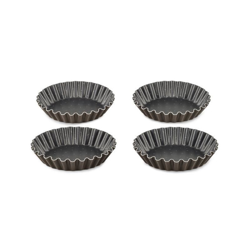 Moule à tartelettes Tefal J1608102 Marron Ø 11 cm 4 Unités