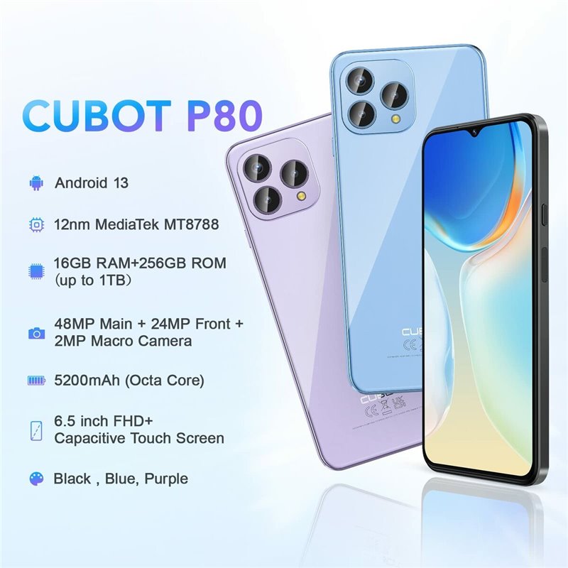 Image secondaire de Cubot P80 8 GB RAM 6,6