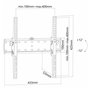 Support de TV Neomounts FPMA-W350BLACK