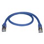 Câble Réseau Rigide UTP 6ème Catégorie Startech 6ASPAT50CMBL Bleu 50 c