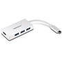 Hub USB Trendnet TUC-H4E Blanc