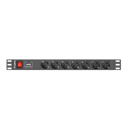 Multiprise 7 Prises avec Interrupteur Lanberg PDU-07F-0200-IEC-BK 2500