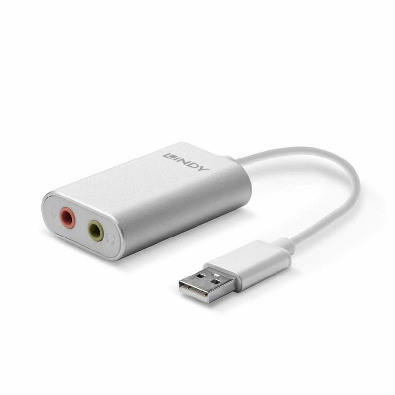 Image secondaire de Lindy 42926 convertisseur audio Argent, Blanc