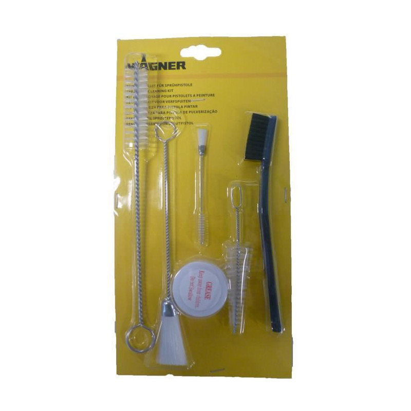 Kit de nettoyage et de rangement Wagner 2354639 Pistolet à peinture 6 Pièces