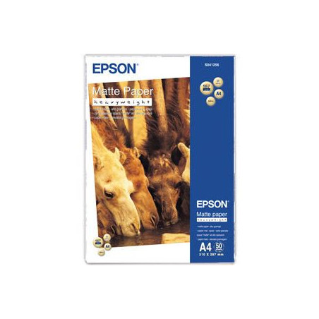 EPSON Papier photo mat S041256 - 167g/m2 - A4 - 50 feuilles 29,99 €
