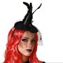 Serre-tête Chapeau Sorcière Halloween Plumes