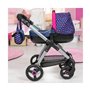 Poussette pour poupées Reig Stule Pram Blue marine 63 cm