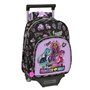 Cartable à roulettes Monster High Creep Noir 28 x 34 x 10 cm